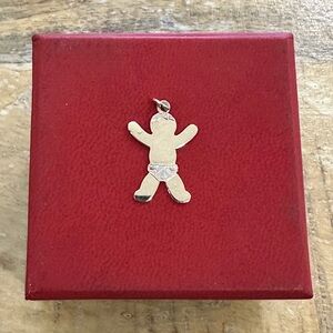 14kt Gold Vintage Baby Pendant